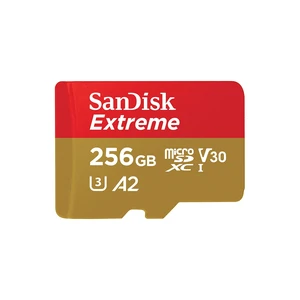 SANDISK 256GB Extreme microSD Card + Adapter, Up to 190MB/s Read Speeds SANDISK 256GB Extreme microSD Card + Adapter, Up to 190MB/s Read Speeds