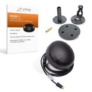 Poynting Puck-1 SISO Transportation & M2M/IOT Antenna ^^ 5G ^^ 4G LTE ^^ CBRS ^^ 617-4200 MHz ^^ Black Poynting Puck-1 SISO Transportation & M2M/IOT Antenna ^^ 5G ^^ 4G LTE ^^ CBRS ^^ 617-4200 MHz ^^ Black