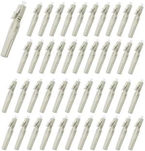 fyboptwu 40pcs LC 50/125 Fiber Optic Multimode Fast Connector fyboptwu 40pcs LC 50/125 Fiber Optic Multimode Fast Connector