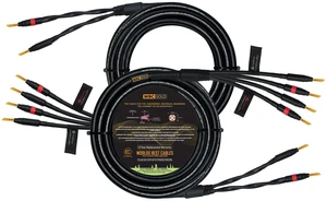 WORLDS BEST CABLES 35 Foot WBC-GOLD-LOCAP-SPKR-12 AWG - Low-Capacitance - Low-Inductance - High Purity OFC - Audiophile HiFi Bi-Wire Speaker Cable Pair with Eminence Gold Banana Plugs WORLDS BEST CABLES 35 Foot WBC-GOLD-LOCAP-SPKR-12 AWG - Low-Capacitance - Low-Inductance - High Purity OFC - Audiophile HiFi Bi-Wire Speaker Cable Pair with Eminence Gold Banana Plugs