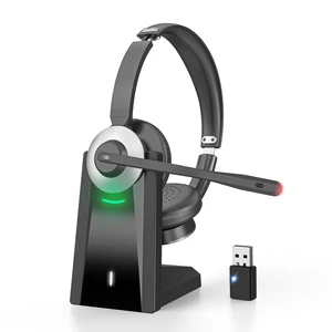 Earbay Wireless Headset with Microphone, AI Noise Cancelling Mic for Office Earbay Wireless Headset with Microphone, AI Noise Cancelling Mic for Office