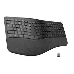 Micropack Split Ergonomic Keyboard Wireless, Multi Device Bluetooth & USB Receiver Connectivity, Rechargeable USB-C Silent Scissor Keys with Palm Support, Compatible with Mac PC Laptop Home Off Micropack Split Ergonomic Keyboard Wireless, Multi Device Bluetooth & USB Receiver Connectivity, Rechargeable USB-C Silent Scissor Keys with Palm Support, Compatible with Mac PC Laptop Home Off