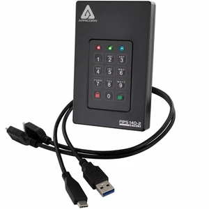 Apricorn 1TB Aegis Fortress L3- FIPS Level 3 Validated USB 3.0 Hardware Encrypted Portable Drive (AFL3-1TB) Apricorn 1TB Aegis Fortress L3- FIPS Level 3 Validated USB 3.0 Hardware Encrypted Portable Drive (AFL3-1TB)