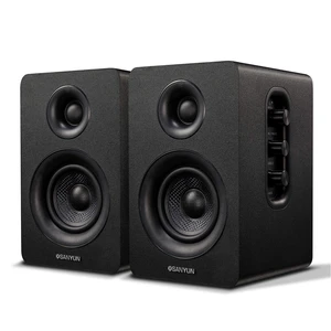 Sanyun SW208 3" Active Bluetooth 5.0 Bookshelf Speakers, Built-in 24bit DAC Sanyun SW208 3" Active Bluetooth 5.0 Bookshelf Speakers, Built-in 24bit DAC