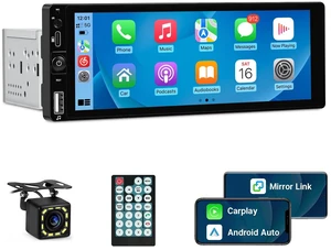 6.86" Car Stereo Single Din Car Radio with Apple Carplay & Android Auto 6.86" Car Stereo Single Din Car Radio with Apple Carplay & Android Auto