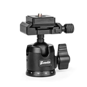 Zeadio All Metal Mini Ball Head, 360 Panoramic Tripod Head with Arca Swiss Quick Release Plate, 10kg/22lb Max Load Camera Mount Head for Tripods, Monopods, Sliders, Phone Holders & Action Cameras etc Zeadio All Metal Mini Ball Head, 360 Panoramic Tripod Head with Arca Swiss Quick Release Plate, 10kg/22lb Max Load Camera Mount Head for Tripods, Monopods, Sliders, Phone Holders & Action Cameras etc