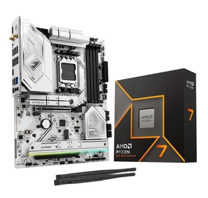 MICRO CENTER AMD 9700X CPU with ASRock B850 Steel Legend Motherboard MICRO CENTER AMD 9700X CPU with ASRock B850 Steel Legend Motherboard