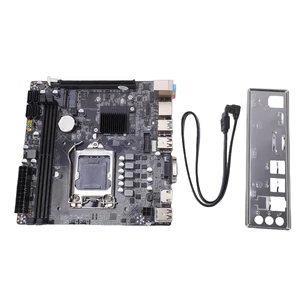 H110 Mini ITX Motherboard, LGA1151 Socket, DDR4, M.2 NVMe, SATA3, PCIe x16, Dual Channel, for Desktop Computer H110 Mini ITX Motherboard, LGA1151 Socket, DDR4, M.2 NVMe, SATA3, PCIe x16, Dual Channel, for Desktop Computer