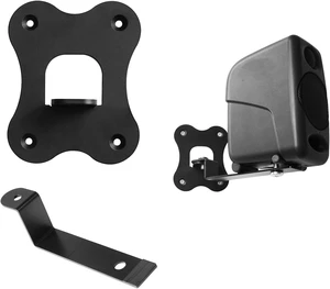 YUYUEMI for Ik iloud Metal Speaker Mount Stand Wall Mount Bracket,Holder Base Floating Shelf Bluetooth Stand,Space Saving Speaker Wall Mount Shelf YUYUEMI for Ik iloud Metal Speaker Mount Stand Wall Mount Bracket,Holder Base Floating Shelf Bluetooth Stand,Space Saving Speaker Wall Mount Shelf