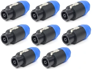 YejeySound (8 Pack) Neutrik NL8FC SpeakON 8 Pole Speaker Cable Connector with Latch Lock YejeySound (8 Pack) Neutrik NL8FC SpeakON 8 Pole Speaker Cable Connector with Latch Lock