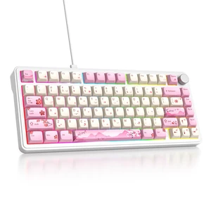 surmen 75% Pink Wireless Mechanical Keyboard Tri-Mode for PC/Laptop (Ying) surmen 75% Pink Wireless Mechanical Keyboard Tri-Mode for PC/Laptop (Ying)