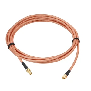 Bingfu 9.84 ft RP-SMA Female Bulkhead to RP-SMA Male RG400 Coaxial Cable for WiFi Router Security IP Camera Wireless Mini PCI Express PCIE Network Card Adapter Bingfu 9.84 ft RP-SMA Female Bulkhead to RP-SMA Male RG400 Coaxial Cable for WiFi Router Security IP Camera Wireless Mini PCI Express PCIE Network Card Adapter