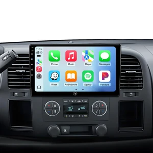 Car Radio for Chevy Silverado GMC Sierra Tahoe 07-14, CarPlay Android Auto Car Radio for Chevy Silverado GMC Sierra Tahoe 07-14, CarPlay Android Auto