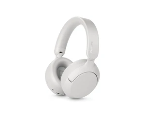 Philips TAH6000 Wireless Over-Ear Bluetooth Headphones with Adaptive ANC, 80H Playtime (50H ANC), Dynamic Bass - White Philips TAH6000 Wireless Over-Ear Bluetooth Headphones with Adaptive ANC, 80H Playtime (50H ANC), Dynamic Bass - White