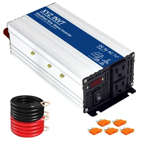 XYZ INVT 1000W Power Inverter 12V DC to 110V 120V AC XYZ INVT 1000W Power Inverter 12V DC to 110V 120V AC