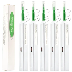 Hamadap 5-Pack Fiber Optic Cleaner, Fiber Optic Connector Cleaning Pen Hamadap 5-Pack Fiber Optic Cleaner, Fiber Optic Connector Cleaning Pen