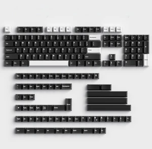 Fogruaden White on Black Keycaps, Cherry Profile PBT Doubleshot keycaps, Minimalist Style Black and White Keycap, 168 Keys Custom Keycaps for Mechanical Keyboard(WOB) Fogruaden White on Black Keycaps, Cherry Profile PBT Doubleshot keycaps, Minimalist Style Black and White Keycap, 168 Keys Custom Keycaps for Mechanical Keyboard(WOB)