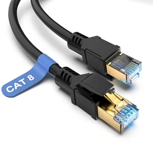 BIFALE Cat 8 Ethernet Cable 100 FT, High Speed Network Cable 40Gbps 2000MHz, 26AWG Heavy Duty LAN Cable Shielded in Wall, PE Jacket for Modem Router, Indoor&Outdoor BIFALE Cat 8 Ethernet Cable 100 FT, High Speed Network Cable 40Gbps 2000MHz, 26AWG Heavy Duty LAN Cable Shielded in Wall, PE Jacket for Modem Router, Indoor&Outdoor