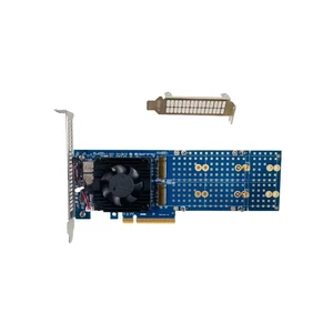 YiBaoTong PEX88024 PCIe 4.0 X8 4X M.2 Ports NVMe SSD Switch Expansion Card YiBaoTong PEX88024 PCIe 4.0 X8 4X M.2 Ports NVMe SSD Switch Expansion Card