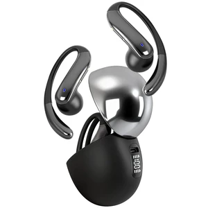 Open Ear Clip Wireless Earbuds Bone Conduction Headphones, Bluetooth 5.4, Open Ear Design for Running Fitness,OfficeBuilt-in Mic, IPX7 Waterproof, LED Display Charging Case,Ear Hooks Ear Buds Open Ear Clip Wireless Earbuds Bone Conduction Headphones, Bluetooth 5.4, Open Ear Design for Running Fitness,OfficeBuilt-in Mic, IPX7 Waterproof, LED Display Charging Case,Ear Hooks Ear Buds