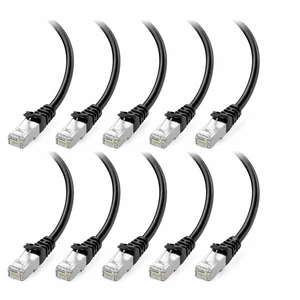 BRENDAZ Cat6A Ethernet Cable, 10-Pack, 10Gbps Snagless Cat 6A UTP Patch Cord, 24 AWG RJ45 for Networking, Computers, Routers, and Switches (3-Feet) BRENDAZ Cat6A Ethernet Cable, 10-Pack, 10Gbps Snagless Cat 6A UTP Patch Cord, 24 AWG RJ45 for Networking, Computers, Routers, and Switches (3-Feet)