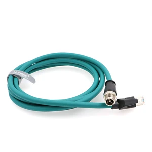 Uonecn M12 8 Pin X-Code to RJ45 Male Cat6A Shielded Ethernet Cable, High-Flex Industrial Ethernet Cable Compatible with Cognex in-Sight, DataMan, Machine Vision Cameras, Green, 9.84ft/3m Uonecn M12 8 Pin X-Code to RJ45 Male Cat6A Shielded Ethernet Cable, High-Flex Industrial Ethernet Cable Compatible with Cognex in-Sight, DataMan, Machine Vision Cameras, Green, 9.84ft/3m