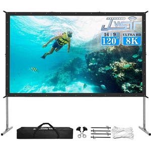 JWSIT Rear Projector Screen 120inch,Outdoor Movie Screen with 3-Layers PVC JWSIT Rear Projector Screen 120inch,Outdoor Movie Screen with 3-Layers PVC