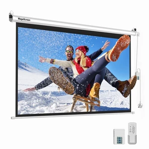100" 16:9 Motorized Projector Screen with Dual-Side Power Inlet 100" 16:9 Motorized Projector Screen with Dual-Side Power Inlet