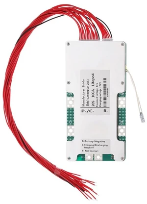 Bisida 20S BMS 64V 100A Lifepo4 Battery Management System PCB Protection Board with Balance Wire and NTC,Ten Functional protections, Common Port, for Lifepo4 Battery Pack (20S 64V 100A) Bisida 20S BMS 64V 100A Lifepo4 Battery Management System PCB Protection Board with Balance Wire and NTC,Ten Functional protections, Common Port, for Lifepo4 Battery Pack (20S 64V 100A)