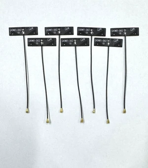 Bluetooth/WiFi Dual Bands FPC Antenna (2.4GHz/5GHz) with IPEX1 Connector 10CM Cable Length 7 Pcs Bluetooth/WiFi Dual Bands FPC Antenna (2.4GHz/5GHz) with IPEX1 Connector 10CM Cable Length 7 Pcs