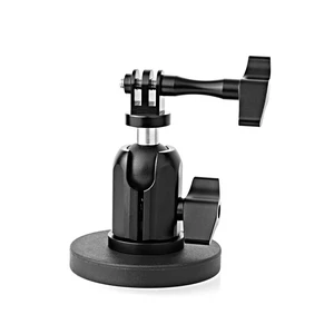 SKYJFFJ Magnetic Camera Mount for GoPro DJI Insta360 Akaso Aluminum Action Camera Tripod Adapter Mini Ball Head Super Strong Rubber Coating Neodymium Magnet for Car 1/4-20 Male Thread Stud SKYJFFJ Magnetic Camera Mount for GoPro DJI Insta360 Akaso Aluminum Action Camera Tripod Adapter Mini Ball Head Super Strong Rubber Coating Neodymium Magnet for Car 1/4-20 Male Thread Stud