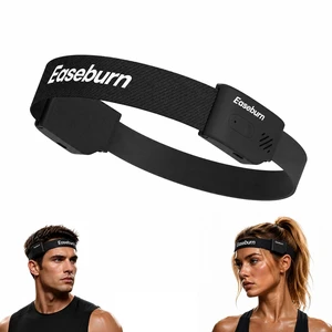 EaseBurn Open Ear Bluetooth Headband Headphones, Air Conduction Wireless Sport Headphones, Sweatproof Breathable Washable Running Headphones for Workout Outdoor Sports (Black) EaseBurn Open Ear Bluetooth Headband Headphones, Air Conduction Wireless Sport Headphones, Sweatproof Breathable Washable Running Headphones for Workout Outdoor Sports (Black)