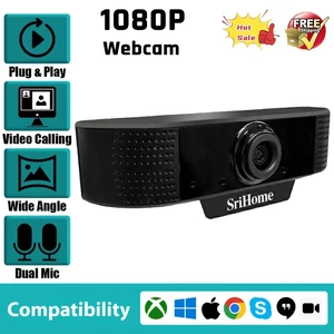 Sricam SH037 1080P HD USB Full Webcam plug & play With Microphone For PC Laptop Sricam SH037 1080P HD USB Full Webcam plug & play With Microphone For PC Laptop