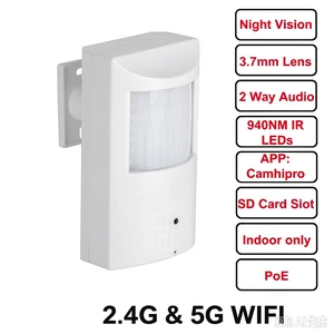 2.4G/5G 4K 5MP PoE WIFI PIR Style IR Two Way Audio IP Camera SD Card Slot APP 2.4G/5G 4K 5MP PoE WIFI PIR Style IR Two Way Audio IP Camera SD Card Slot APP