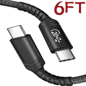 Idealforce 6Ft USB C to USB C Cable, USB3.2 Gen2 20Gbps High Speed Data Transfer Cord, 100W PD Fast Charging, Supports 5K 60Hz Video Output for iPhone15, Galaxy and USB-C Devices Idealforce 6Ft USB C to USB C Cable, USB3.2 Gen2 20Gbps High Speed Data Transfer Cord, 100W PD Fast Charging, Supports 5K 60Hz Video Output for iPhone15, Galaxy and USB-C Devices
