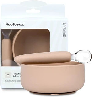 Idealforce Food Grade Silicone Baby Suction Bowl and Spoon Set, Non Slip Suction Bowl for Toddler, Anti-Spill Baby Feeding Supplies, Perfect for Baby Led Weaning and Daily Self-Feeding Practice for In Idealforce Food Grade Silicone Baby Suction Bowl and Spoon Set, Non Slip Suction Bowl for Toddler, Anti-Spill Baby Feeding Supplies, Perfect for Baby Led Weaning and Daily Self-Feeding Practice for In