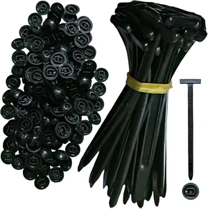 Idealforce 100pcs Nylon Universal Car Cable Tie Buckle, Locking Zip Ties Holder with Pin & Button, Automotive Wire Fastener Clips for Vehicle Cable Management and Wiring Organization Idealforce 100pcs Nylon Universal Car Cable Tie Buckle, Locking Zip Ties Holder with Pin & Button, Automotive Wire Fastener Clips for Vehicle Cable Management and Wiring Organization