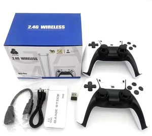 Idealforce M15 4K Pro Video Game Console Stick, 4K HD HDMI TV Game Stick, 128GB Preloaded 4K+ Games, Retro Game Console with 2.4G Wireless Controllers, Plug and Play Portable Gaming Console for Home E Idealforce M15 4K Pro Video Game Console Stick, 4K HD HDMI TV Game Stick, 128GB Preloaded 4K+ Games, Retro Game Console with 2.4G Wireless Controllers, Plug and Play Portable Gaming Console for Home E