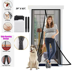 Idealforce Magnetic Screen Door Mesh Curtain, Heavy Duty Durable Mosquito Bug Net, Hands Free Magnetic Magic Closer Mesh Screen for Patio Door, Anti Insect Mosquito Door Net Idealforce Magnetic Screen Door Mesh Curtain, Heavy Duty Durable Mosquito Bug Net, Hands Free Magnetic Magic Closer Mesh Screen for Patio Door, Anti Insect Mosquito Door Net