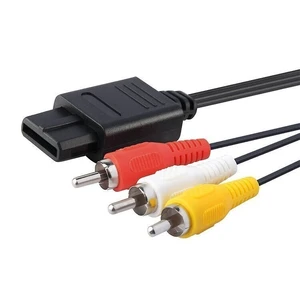 Idealforce 6FT RCA AV TV Audio Video Stereo Cable Cord, Compatible with Nintendo N64, SNES, Gamecube, Replacement AV Composite Cable for Retro Game Console Video Connection Idealforce 6FT RCA AV TV Audio Video Stereo Cable Cord, Compatible with Nintendo N64, SNES, Gamecube, Replacement AV Composite Cable for Retro Game Console Video Connection