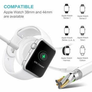 Idealforce Magnetic Wireless USB Charger Dock, Fast Charging Cable for Apple Watch Series 1 2 3 4 5 6 7 8 SE Ultra, Compatible with Samsung Galaxy Watch 5 Pro 6 5 4 3 Active2 Idealforce Magnetic Wireless USB Charger Dock, Fast Charging Cable for Apple Watch Series 1 2 3 4 5 6 7 8 SE Ultra, Compatible with Samsung Galaxy Watch 5 Pro 6 5 4 3 Active2