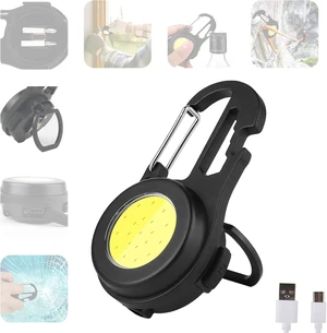 Idealforce 1000 Lumens Multi-functional Mini COB Keychain Flashlight, Super Bright Rechargeable Small Key Chain Lamp, Portable Pocket Light for Camping, Hiking, Emergency and Daily Outdoor Use Idealforce 1000 Lumens Multi-functional Mini COB Keychain Flashlight, Super Bright Rechargeable Small Key Chain Lamp, Portable Pocket Light for Camping, Hiking, Emergency and Daily Outdoor Use