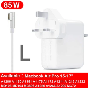 Idealforce 85W Mag-safe 1 ( L shape ) AC Power Adapter Charger MagSafe 1 with L-Tip and T-Tip Connector, Compatible with MacBook Air and MacBook Pro Laptops Idealforce 85W Mag-safe 1 ( L shape ) AC Power Adapter Charger MagSafe 1 with L-Tip and T-Tip Connector, Compatible with MacBook Air and MacBook Pro Laptops