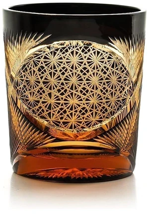 Idealforce Luxury Handmade Edo Kiriko Crystal Whisky Glass, Hand-Cut Tumbler, Amber Black Optional, Elegant Drinkware for Home Bar and Gifting Idealforce Luxury Handmade Edo Kiriko Crystal Whisky Glass, Hand-Cut Tumbler, Amber Black Optional, Elegant Drinkware for Home Bar and Gifting
