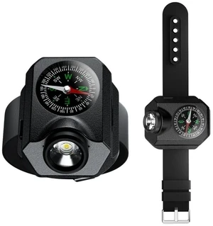Idealforce 2-in-1 Rechargeable LED Wrist Light with Compass, Portable USB Charging Outdoor Bracelet Lamp for Running, Hiking and Camping Idealforce 2-in-1 Rechargeable LED Wrist Light with Compass, Portable USB Charging Outdoor Bracelet Lamp for Running, Hiking and Camping