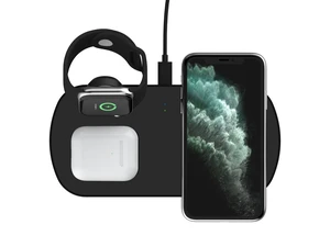Idealforce 3 in 1 Wireless Fast Charging Station Dock, Multi-Device Charger Stand Compatible with iPhone, Apple Watch and AirPods, Portable Charging Station for Home and Office Use Idealforce 3 in 1 Wireless Fast Charging Station Dock, Multi-Device Charger Stand Compatible with iPhone, Apple Watch and AirPods, Portable Charging Station for Home and Office Use