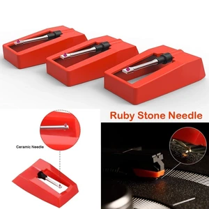 Idealforce 3Pcs Diamond Turntable Stylus Needles, Replacement Record Player Needle for Crosley LP Vinyl Phonograph, Stable Sound Performance Idealforce 3Pcs Diamond Turntable Stylus Needles, Replacement Record Player Needle for Crosley LP Vinyl Phonograph, Stable Sound Performance