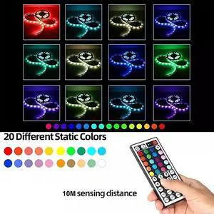 32ft LED Strip Lights SMD 5050 RGB 300 LEDs w/ Remote Controll Bedroom Indoor