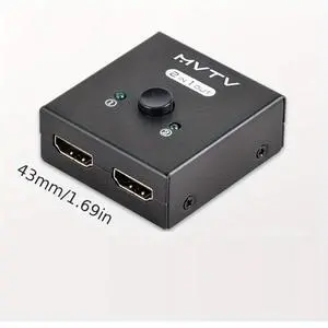 HDMI 2.0 Bi-Directional 4K Switcher Splitter Hub 2 In 1 Out or 1 In 2 Out Cable HDMI 2.0 Bi-Directional 4K Switcher Splitter Hub 2 In 1 Out or 1 In 2 Out Cable