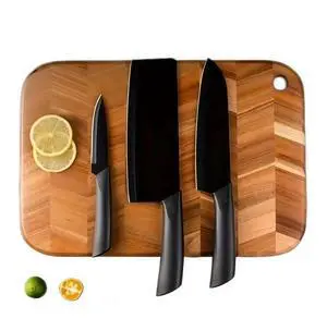 Idealforce 3Pcs Black NonStick Kitchen Knife Set, Stainless Steel Ultra Sharp Chef Knives, Comfort Grip Handle for Home Kitchen Use Idealforce 3Pcs Black NonStick Kitchen Knife Set, Stainless Steel Ultra Sharp Chef Knives, Comfort Grip Handle for Home Kitchen Use